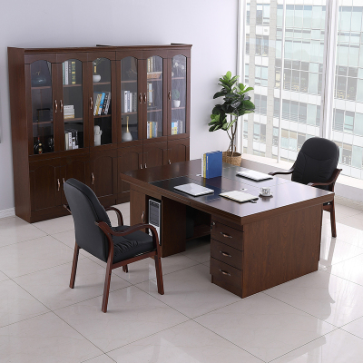 办公室办公桌子双人位老板桌椅组合面对面两人电脑桌1.8米经理桌