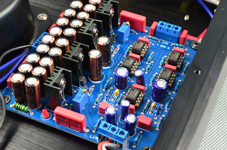 升级版n5发烧级hifi前级放大器成品机 功放机前级 用opa2604运放