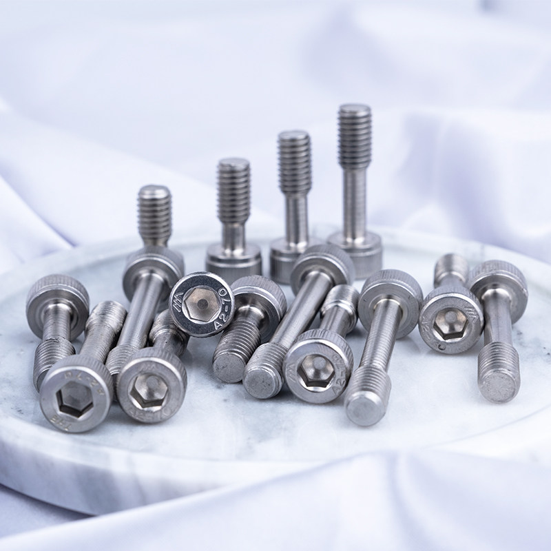 不锈钢六角防脱脱出螺钉松不螺丝半牙螺栓m3m4m5m6m8m10螺钉