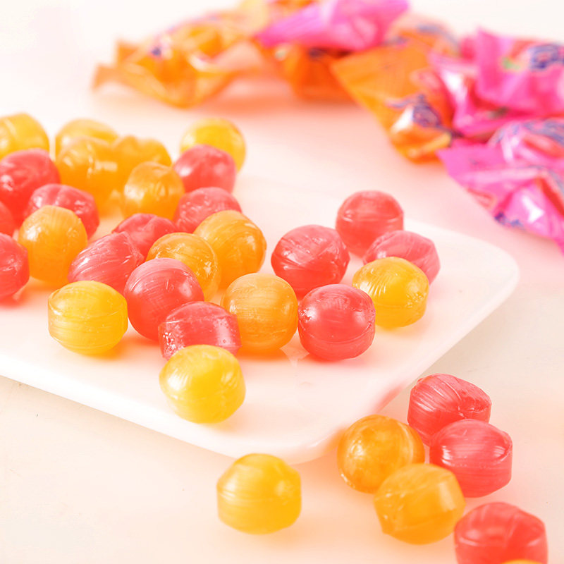 雅客浓点夹心硬糖500g糖果散装混合多口口味传统糖果