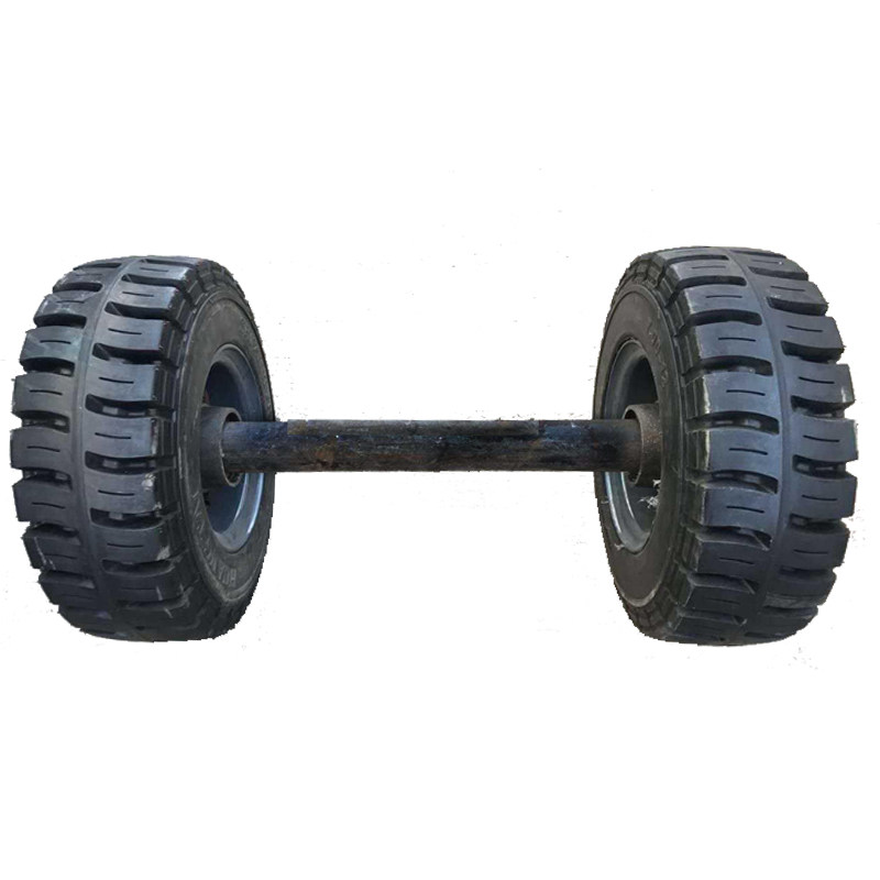 挂车车轴总成轮胎钢圈转盘弓子农用车配件一站式农机配件