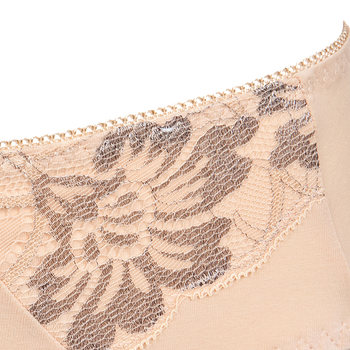 ຊຸດຊັ້ນໃນແບບບູຮານແລະທັນສະ ໄໝ ສຳ ລັບຜູ້ຍິງຜ້າຝ້າຍ lace ບໍລິສຸດຂອງແມ່ຍິງສະດວກສະບາຍກາງແອວ breathable hip-covering briefs sexy ຄວບຄຸມທ້ອງ 1D202