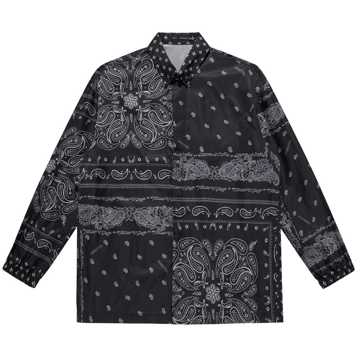 太平鸟男装夏季新款潮流腰果花衬衫b2chb2f59