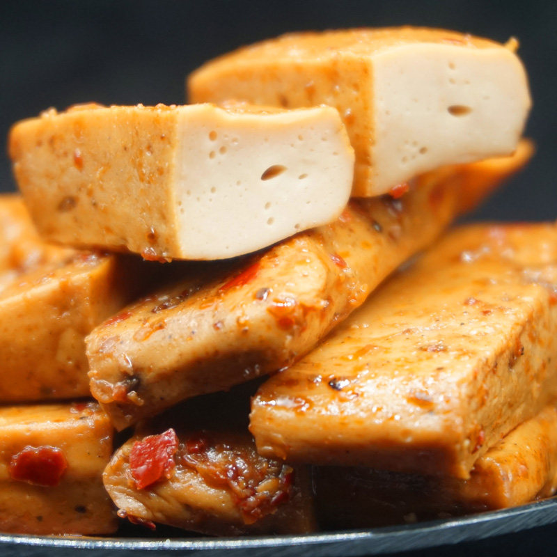 贵州特产老大青岩豆腐干磨豆手手工嫩豆500g麻辣膨化食品