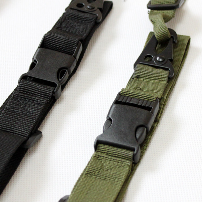 背带美式三点式多功能三角肩带帆布战术带扣相机战术腰带