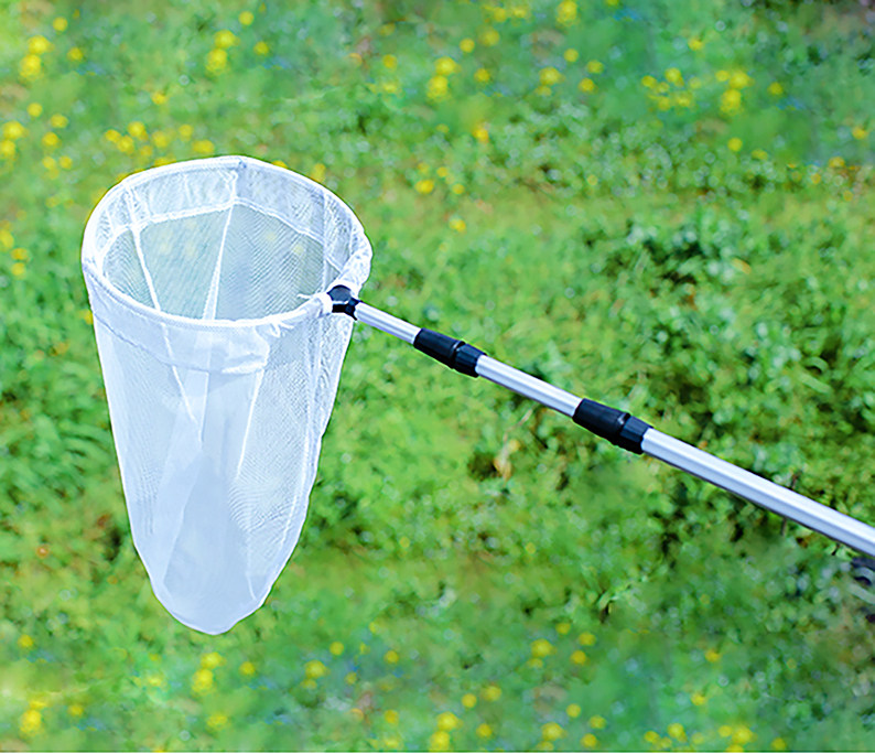 蝶园儿童捕虫蝴蝶昆虫蜻蜓伸缩折叠小抄网捞抄网头