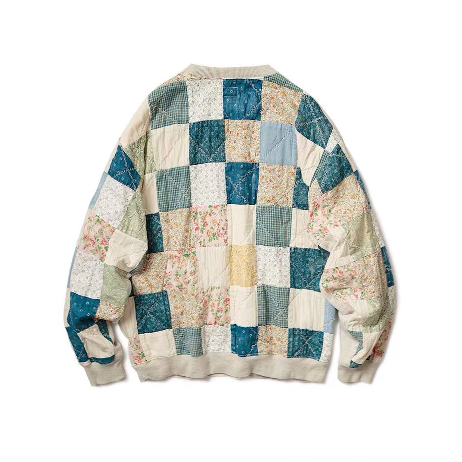 KAPITAL 20AW 平田和宏 复古拼接格子花布 男女款套头卫衣 日系潮