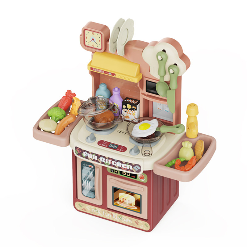 儿童过家家梦幻迷你厨房玩具套装(热品库)