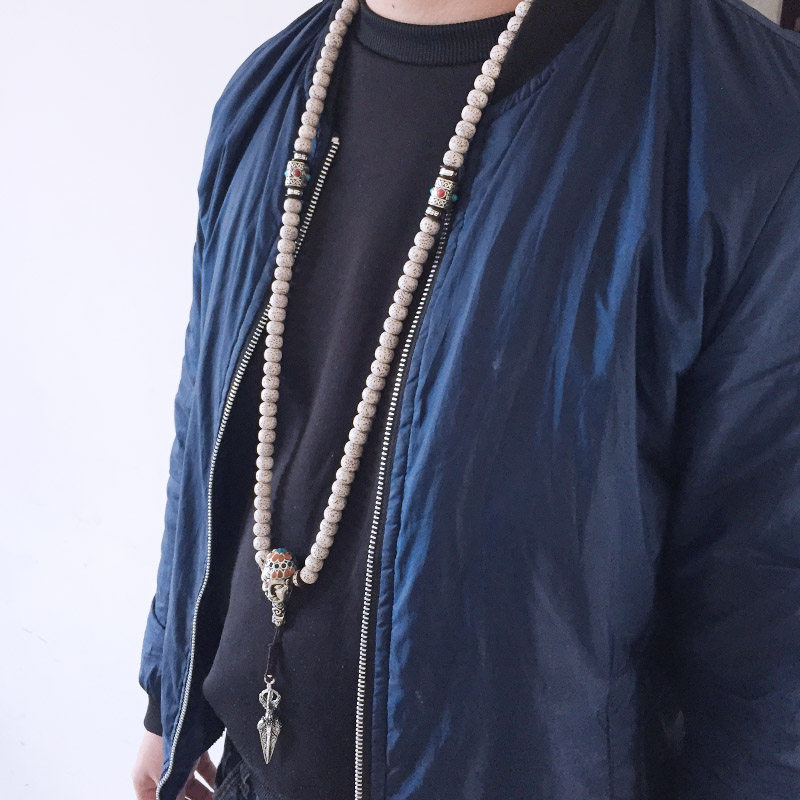 星月配饰项链男士佛珠菩提手链正月海南108颗佛珠