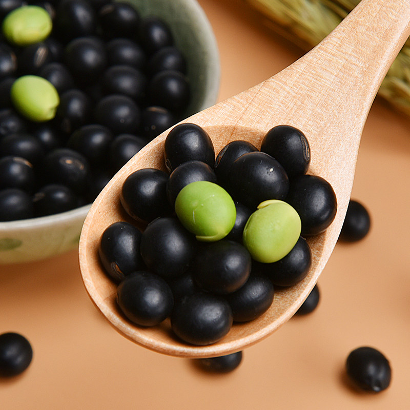 绿芯黑豆500g2021新货农家自种新鲜五谷杂粮小豆子豆浆黑豆