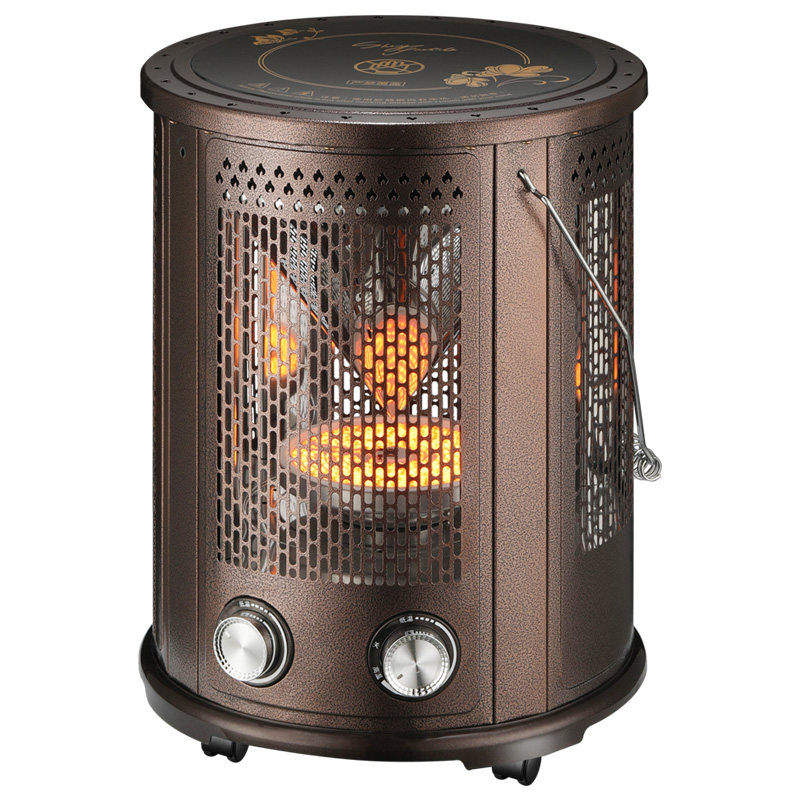 多功能取暖器烤火火炉电炉取暖暖炉烧烤型小太阳家用暖风机