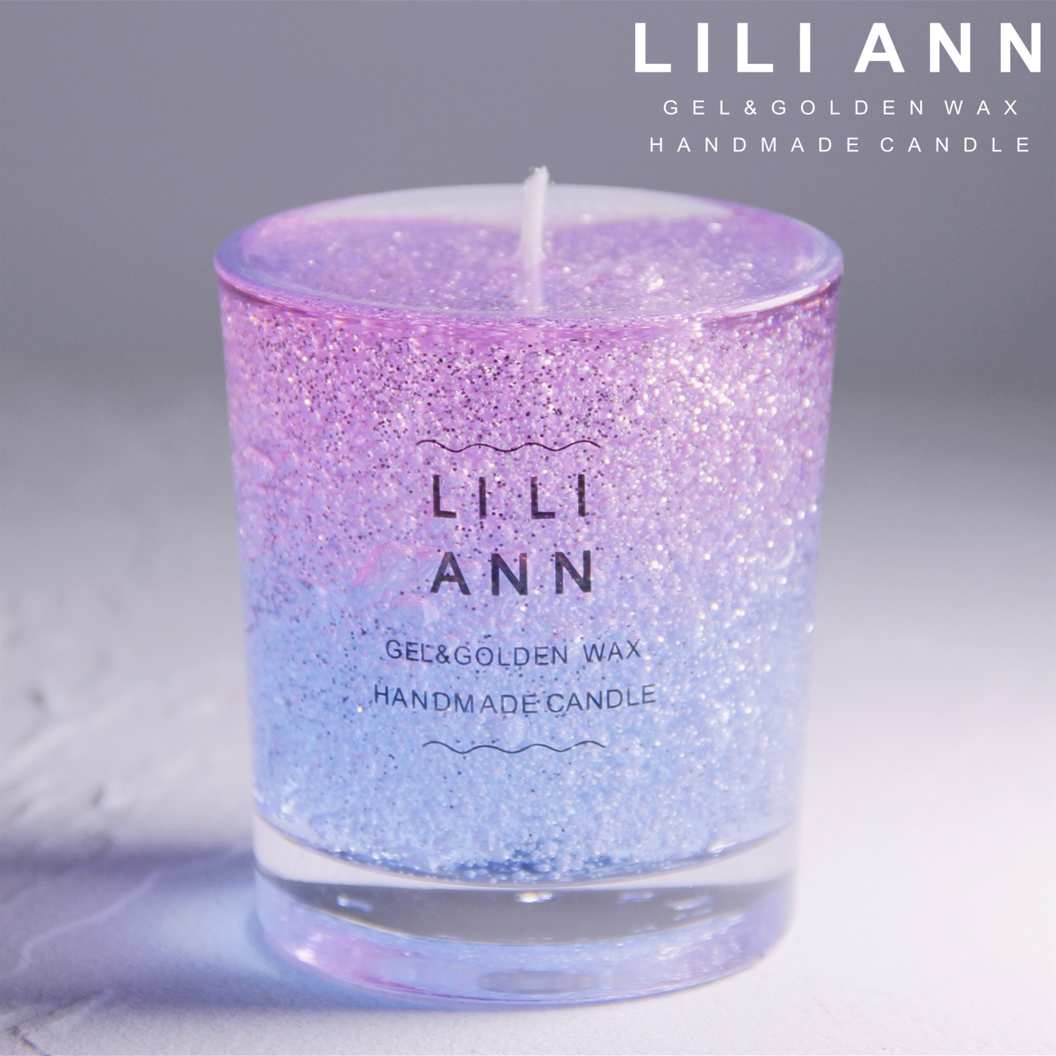 lili ann香薰蜡烛果冻蜡柏林少女蓝风铃精油助眠创意浪漫生日礼物