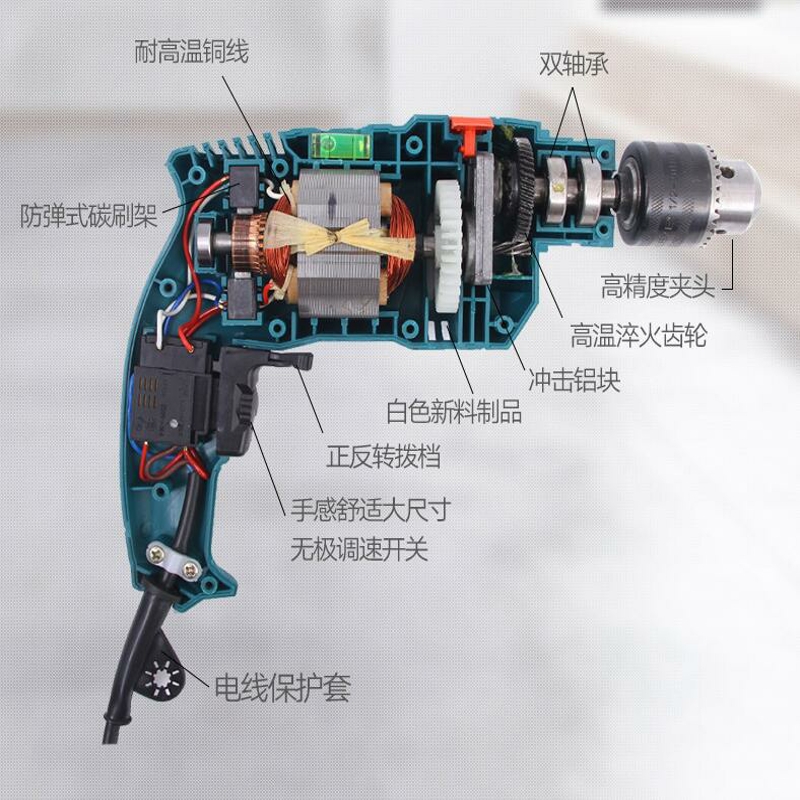 手电钻用法图片