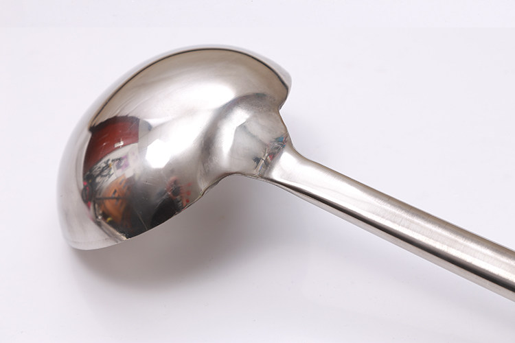 5元,大号炒勺家用炒菜勺子厨师不锈钢大勺子粥勺加厚