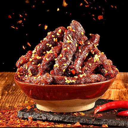 三只松鼠旗舰店官方蜀香牛肉100gx2官网女友零食小吃牛肉类