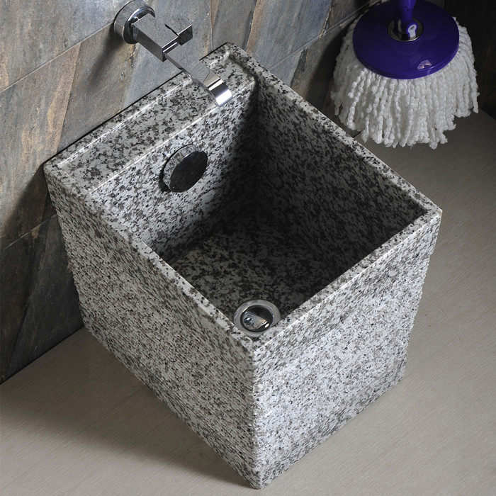 拖把新款阳台拖布池大理石墩布池原石石材拖把池