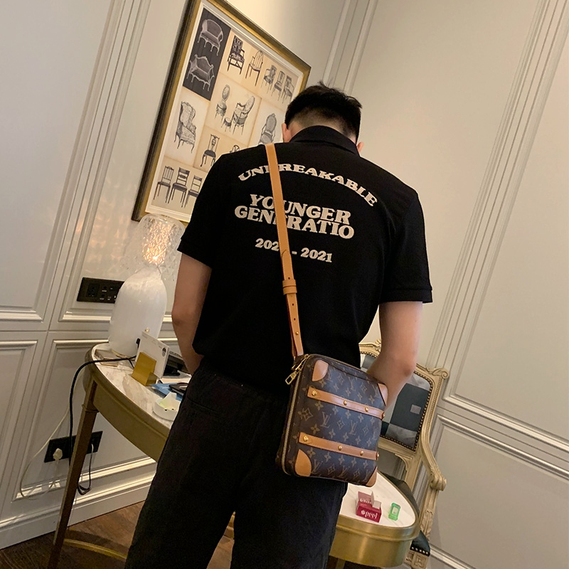 polo衫男潮牌夏装流行英文刺绣半袖体恤2022年新品翻领t恤男短袖