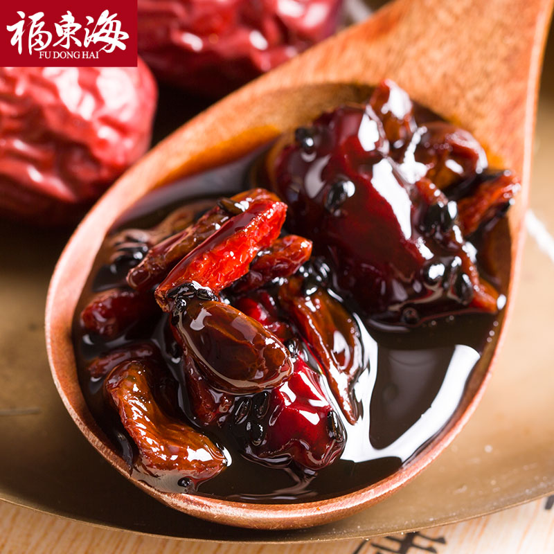 福东海红糖姜枣膏里脊姜暖茶宫驱寒部位纯黑糖手工生姜是哪个姜汁图片