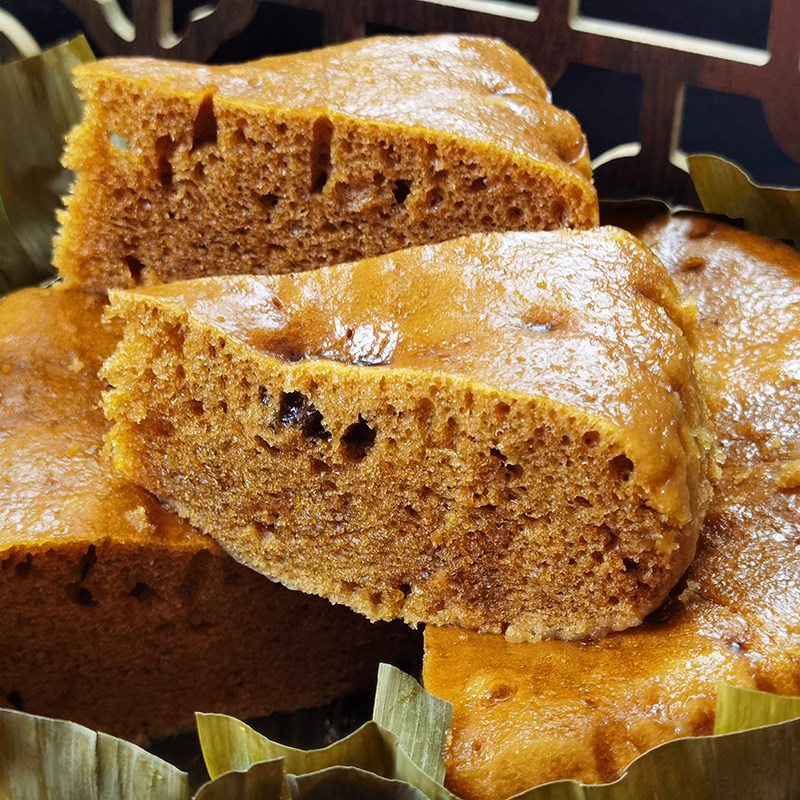 全家早餐龙游风味红糖红枣发糕传统米糕酒宴传统中式糕点