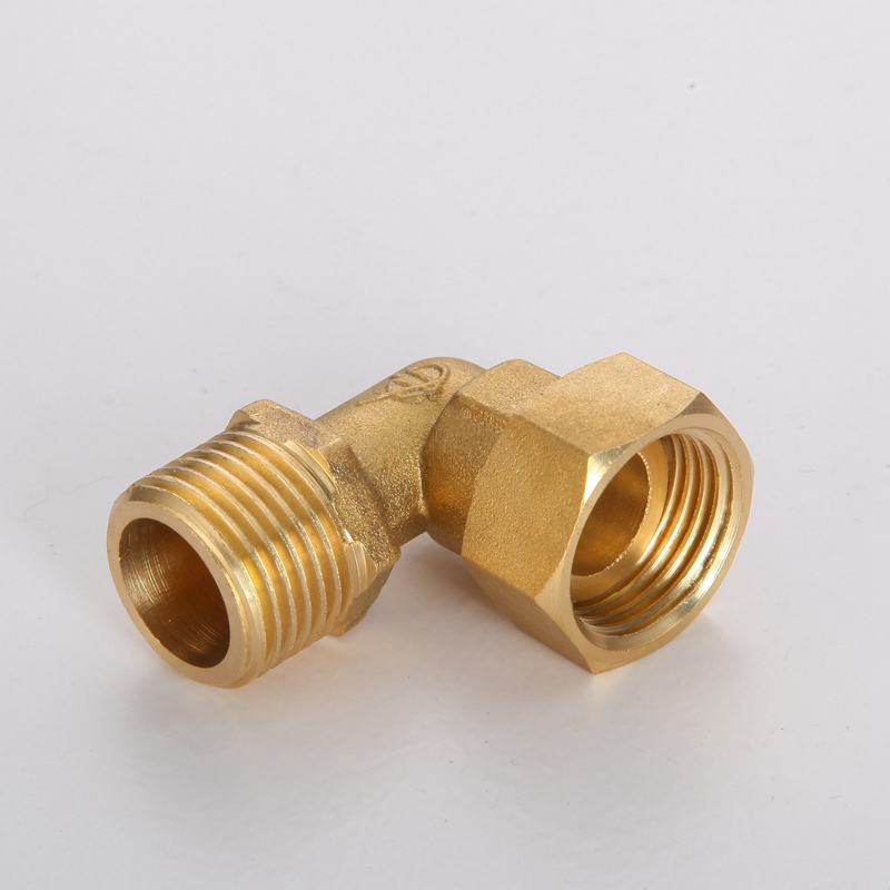 4分全铜弯头内外丝不锈钢活接弯接头水管燃气管配件加厚6分1寸