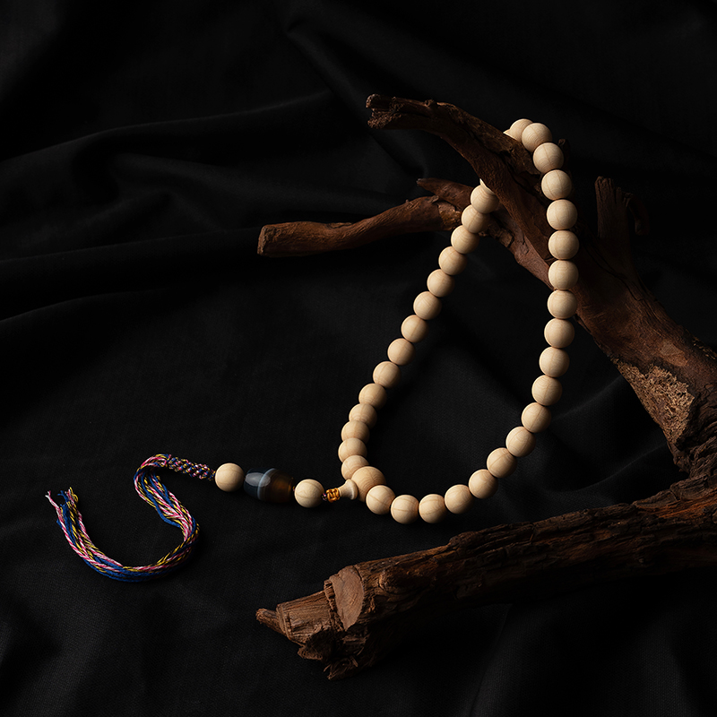 净莲梵尘原创设计12mm五台山六道木36颗手持念珠佛珠