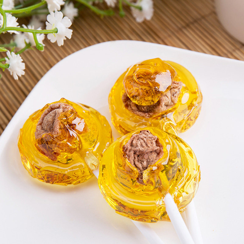 台湾省自然素材原味糖味小梅棒棒糖网红脂肪话梅糖果