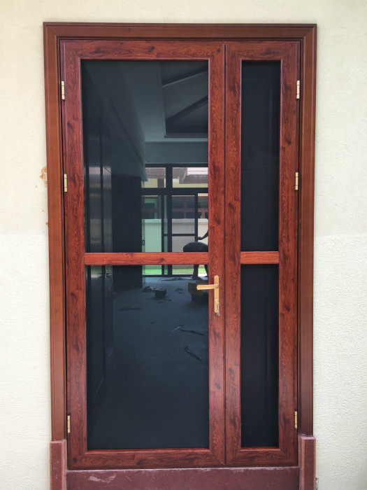 防盗三亚亚美门窗纱窗不锈钢金刚纱门防护栏海南纱窗