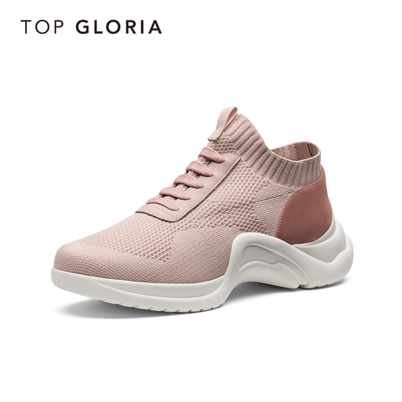 topgloria汤普葛罗2019新款春季女鞋厚底休闲运动老爹鞋女ins潮鞋