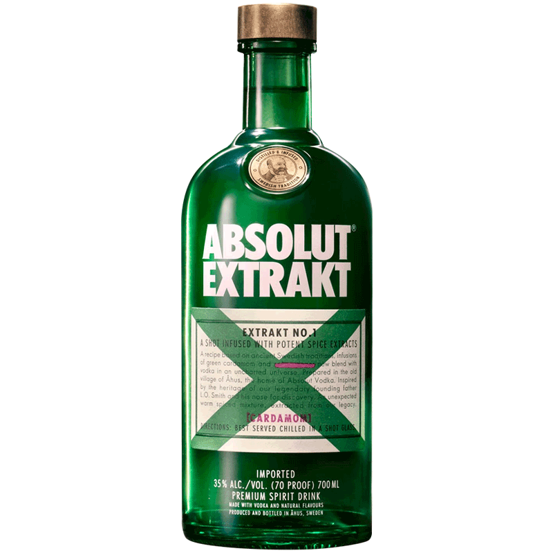绝对玖轩伏特加冰萃风味配制制酒700ml瑞典进口伏特加