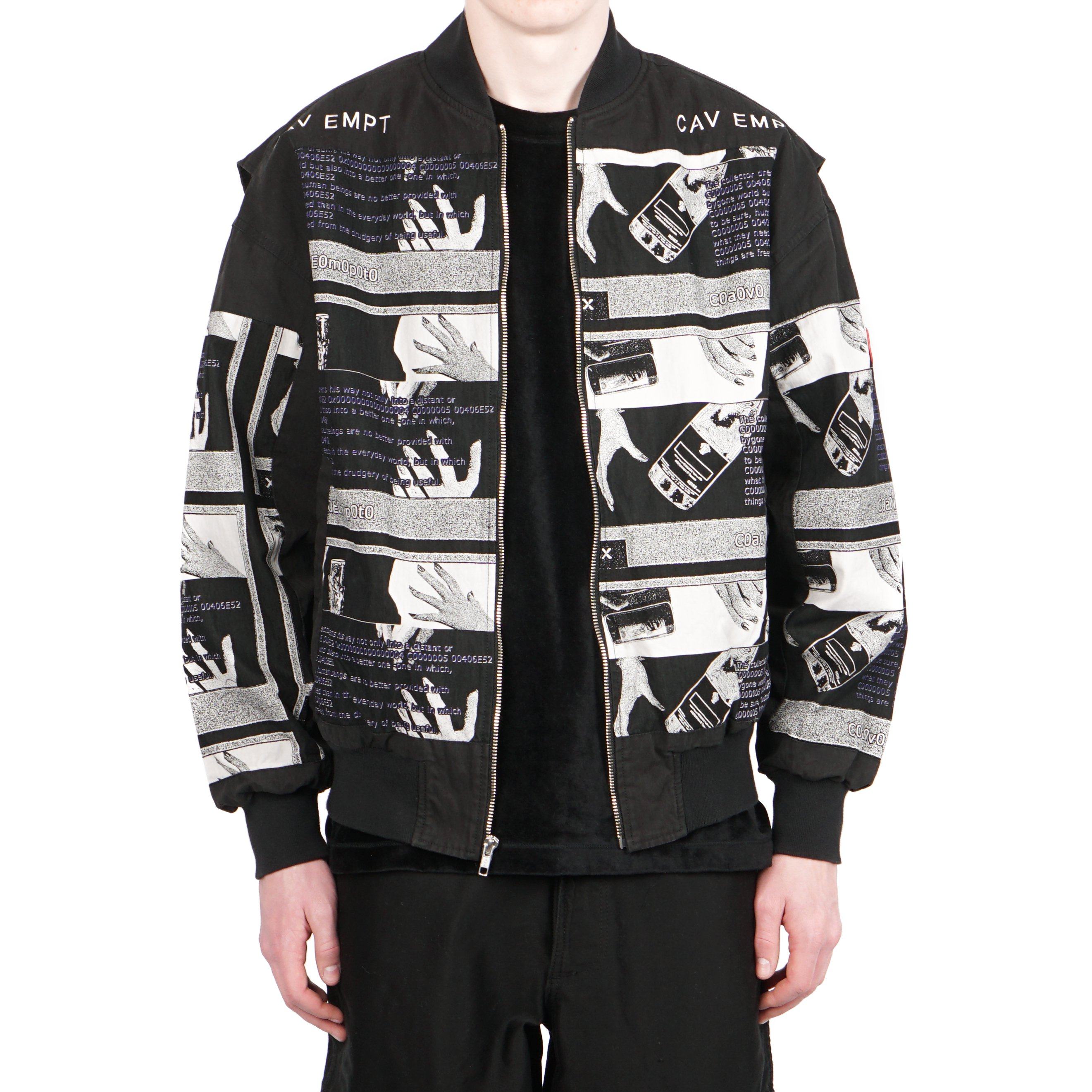 现货cavemptce19ssdrudgeryzipjacket鬼手拉链夹克夹克