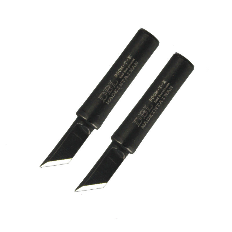 黑金刚德佰龙无铅烙铁铁头900mtk刀口拖焊芯片焊锡烙铁