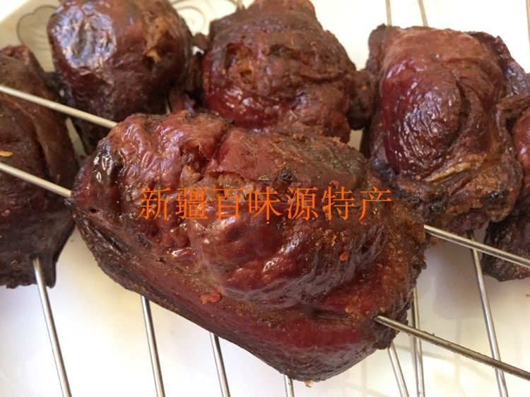 新疆烤羊烤塞6个原始炭火烤肉塞脾脾脏新鲜羊肉串