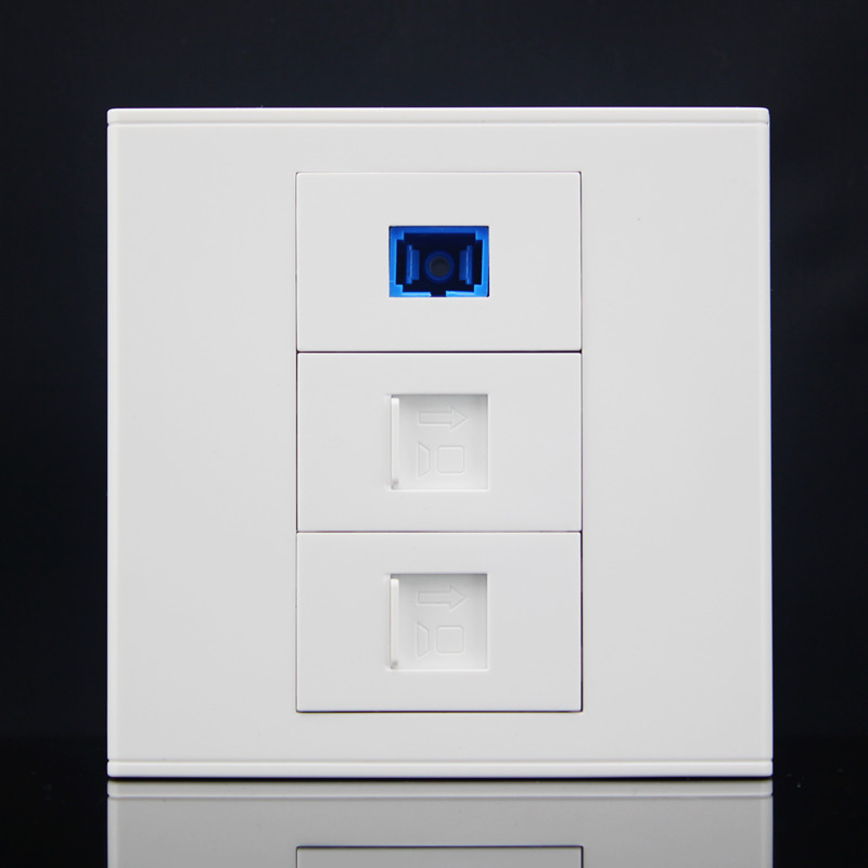 网络插座面板sc光纤组合式信息多媒体网线电脑插座