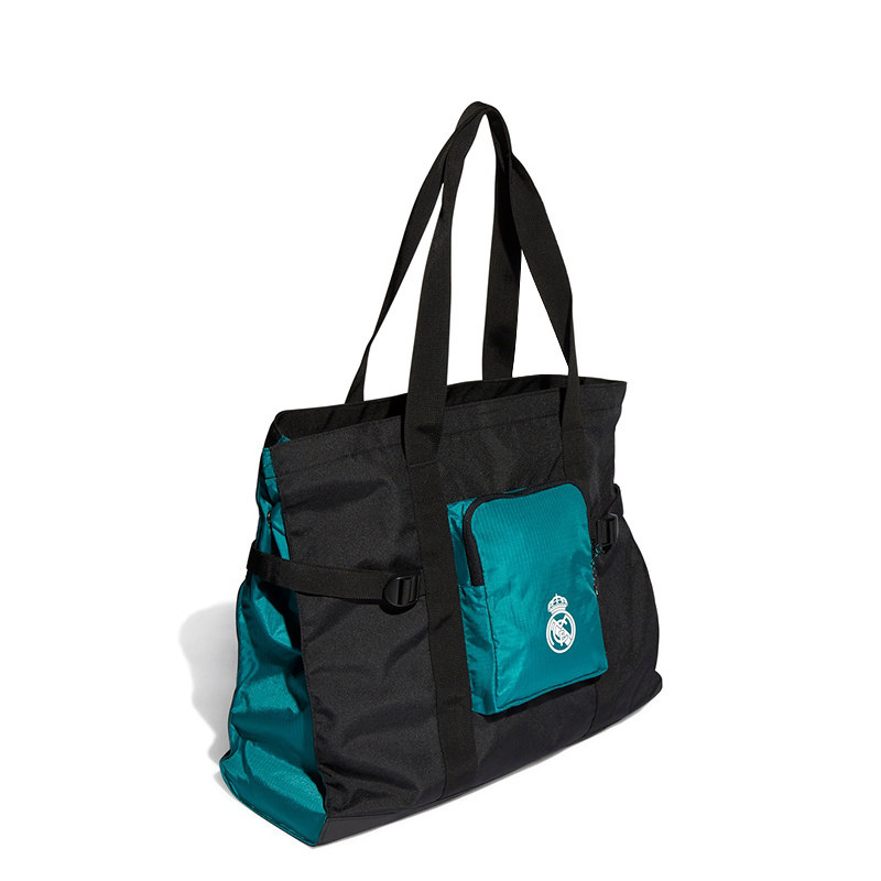 adidas阿迪达斯皇马tote足球运动休闲手提包单肩包男女男女挎包