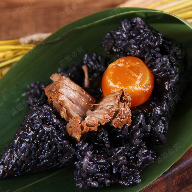 润之禧 网红乌米粽子 浙江嘉兴特产蛋黄鲜肉乌饭黑米棕子大礼包