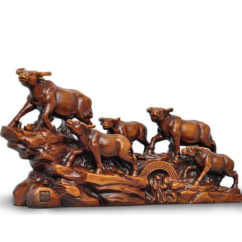 五牛像牛摆件招财风水家居客厅玄关办公室装饰品摆件