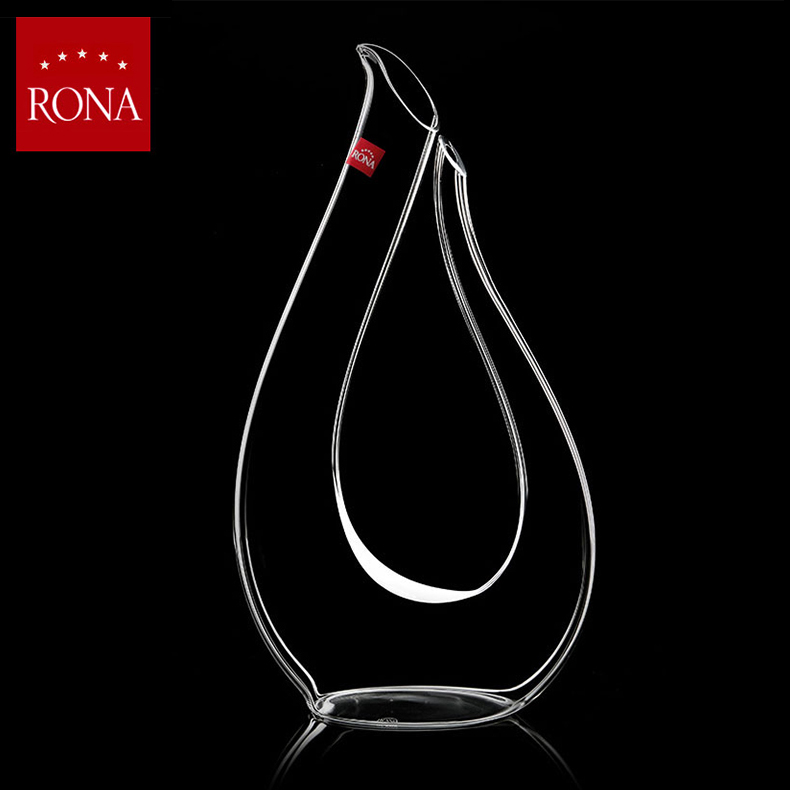酒器酒杯捷克进口rona手工水晶天鹅醒酒红酒醒酒器