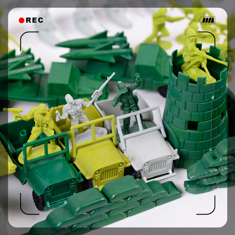 包邮经典二战兵人模型场景士兵军事玩具大套兵人专区