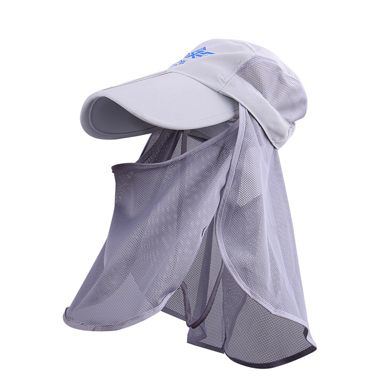 汉鼎防蚊帽遮脸防晒帽子夏季透气防风遮阳帽折叠便携户外钓鱼帽子