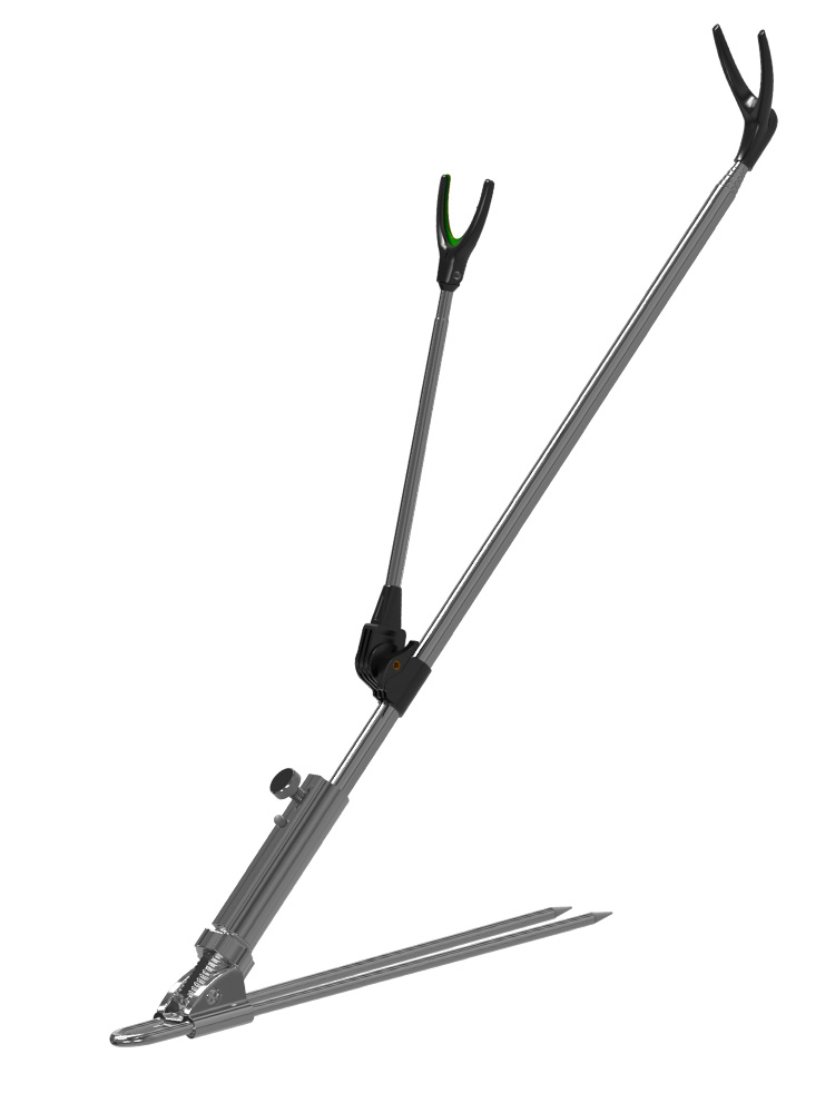 汉鼎不锈钢炮台支架鱼竿支架渔具用品钓鱼支架带地插架杆台钓支架