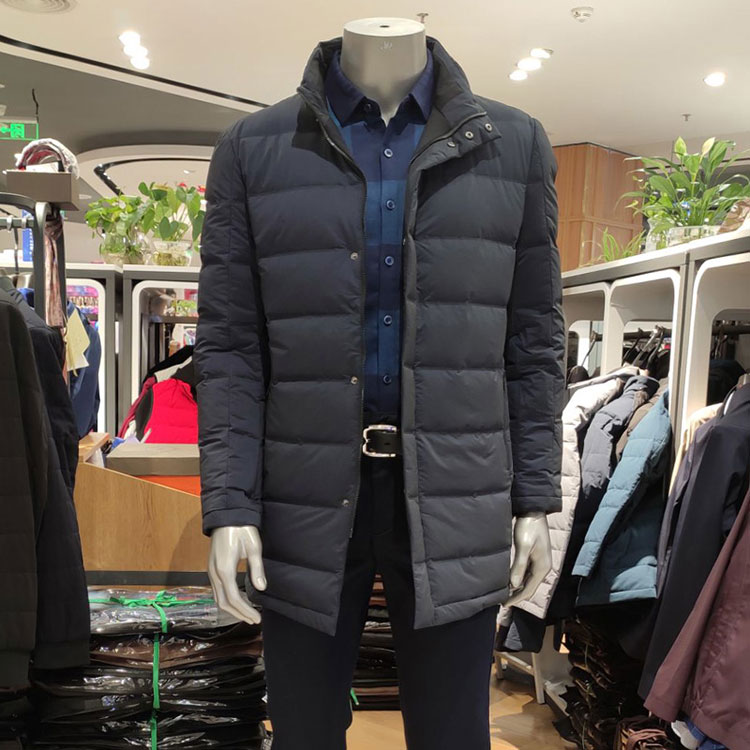凯迪东尼羽绒服中长鸭绒白鸭绒新款秋冬男士正品男装羽绒服