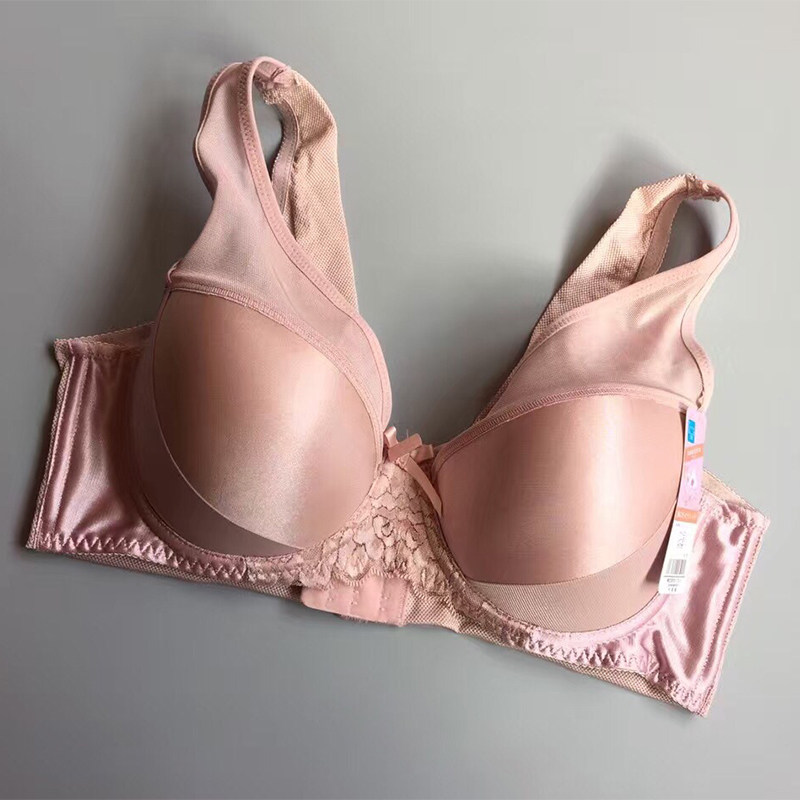 出口日本abcd内衣薄下文胸原单聚拢背心钢圈码无文胸