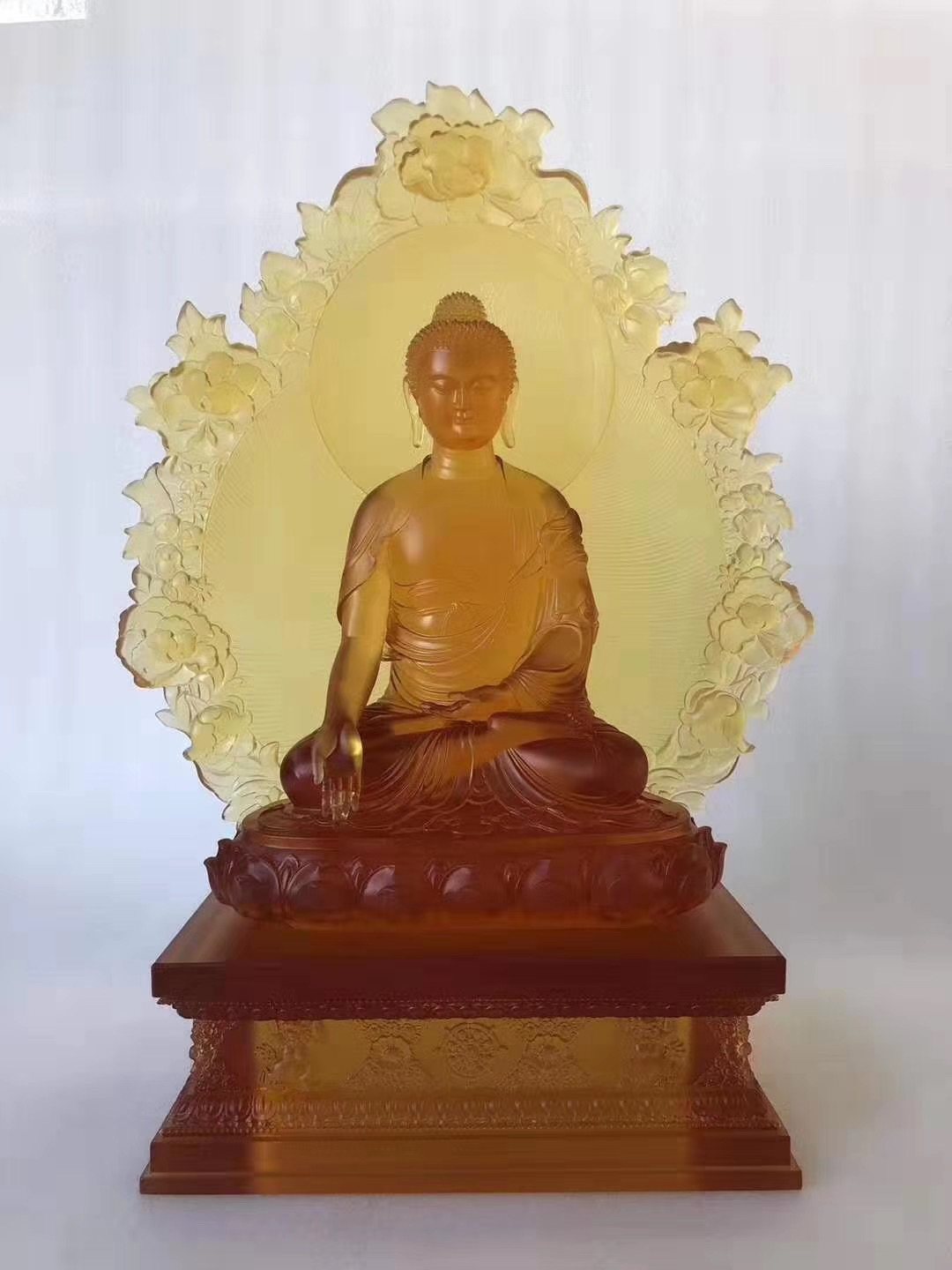 药师厘米摆件琉璃七色不同手势如来如来佛佛像摆件