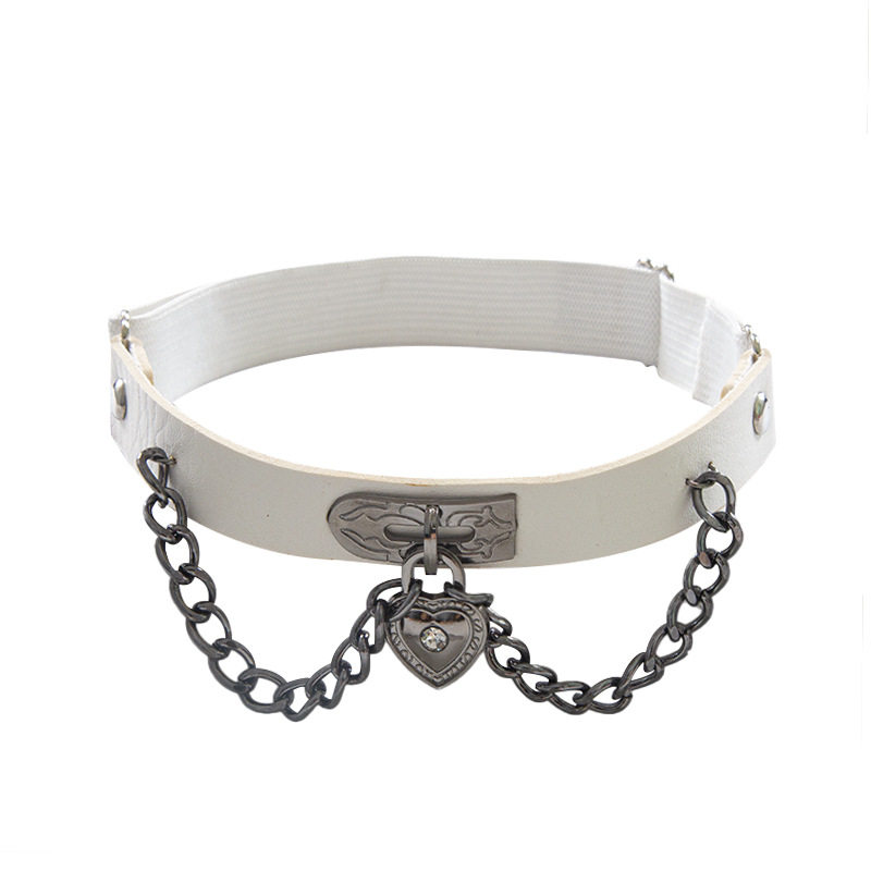 朋克暗黑链条腿环皮带性感大腿圈链绑带松紧吊袜带