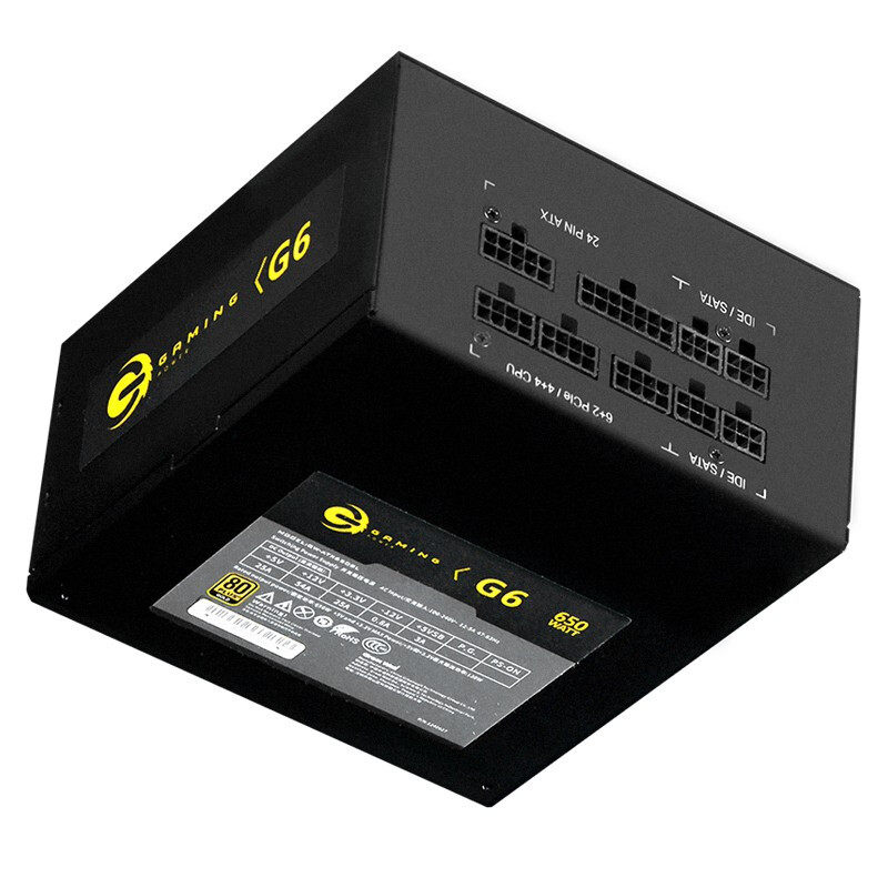 长城g6v6金牌650w台式机电脑电源600w模组电源