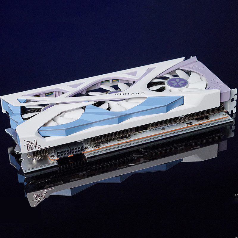 amd盈通rx6700xt6800xt樱瞳花嫁纪念版电竞台式机电脑显卡