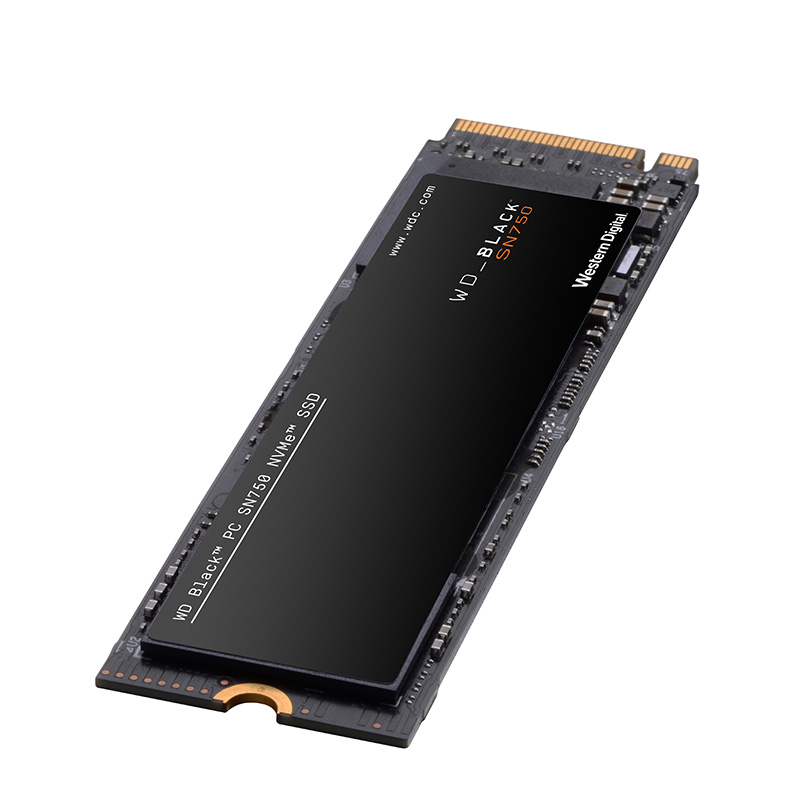 wd西部数据 sn750固态硬盘ssd 1tb 500g台式机高速四通道nvme黑盘