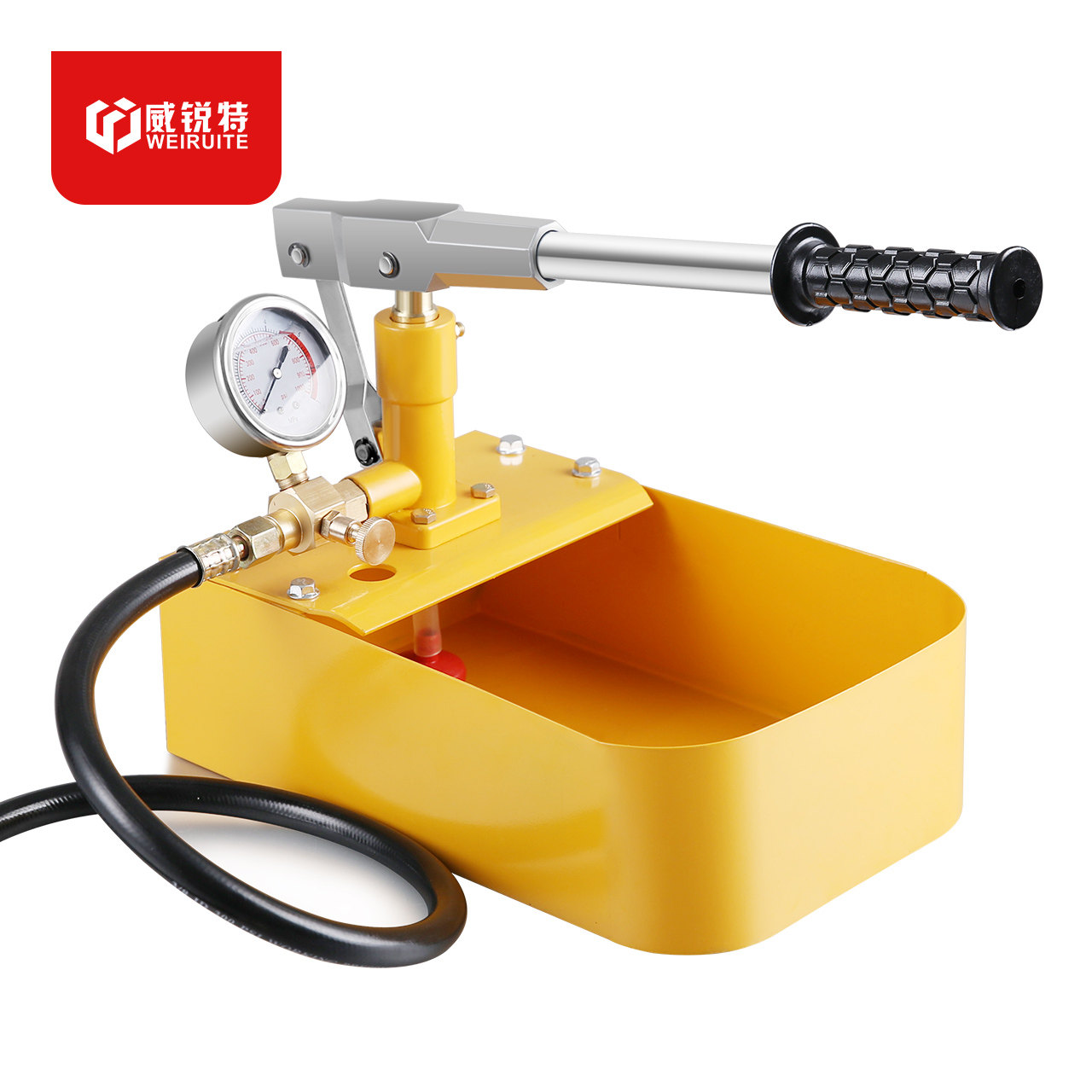 威锐特手动试压泵ppr自来水管道地暖打压机水管测压手提式压力器