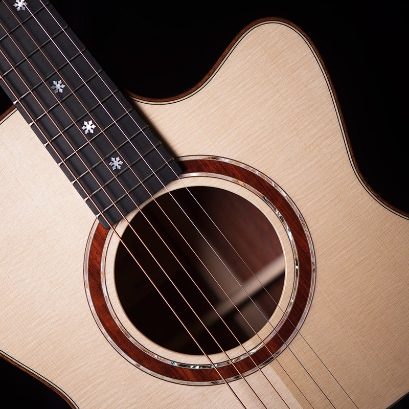 吉他平方德国手工lakewood雷克梧德m34c缺角原声全单吉他-民谣吉他