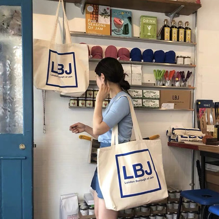 英国代购伦敦londonboroughofjam周边帆布布袋通用款女包